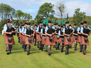 Oban High School Pipe Band
