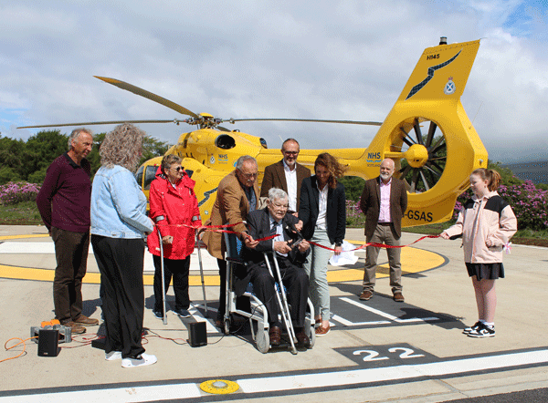 Helipad Official Opening
